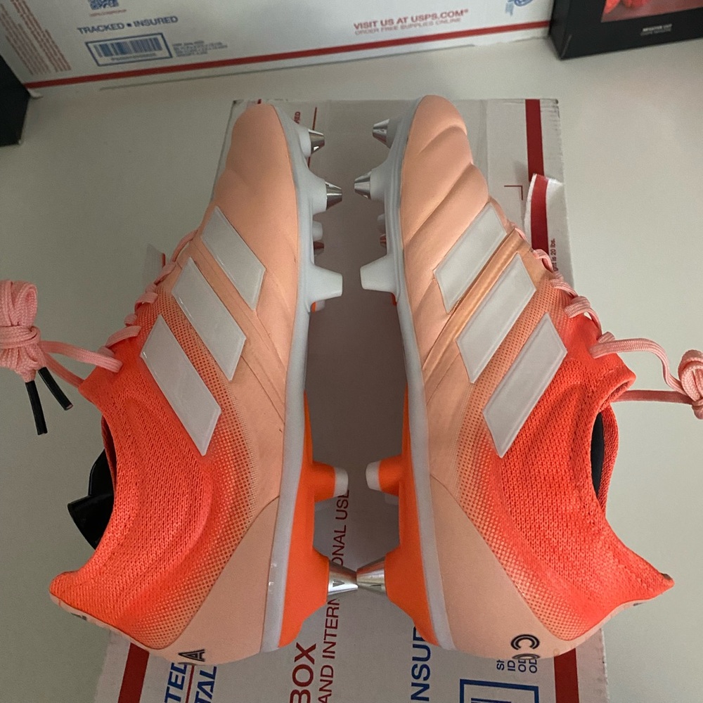 SOLD ❌ Mercari Adidas Copa 19.1 SG Pink Soccer Cleats G25816 Women’s Size 8.5